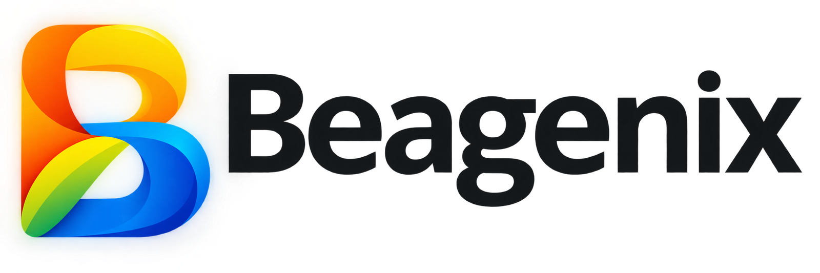 beagenix gradient ribbon logo